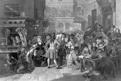 Scene in Change Alley During the South Sea Bubble by Edward Matthew Ward